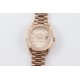Rolex-DayDate 40mm Flt RG/RG Rose Gold Baug. Diam TWS A2836