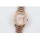 Rolex-DayDate 40mm Flt RG/RG Rose Gold Diam Rmn TWS A2836