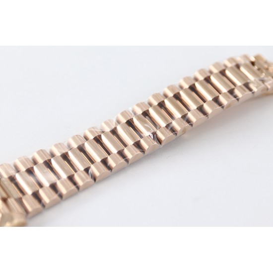 Rolex-DayDate 40mm Flt RG/RG Rose Gold Diam Rmn TWS A2836