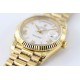 Rolex-DayDate 228238 40mm YG/YG White Dial Rmn TWS A2836