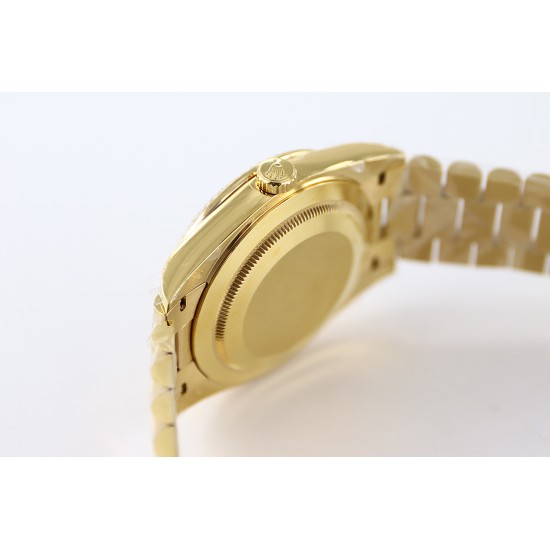 Rolex-DayDate 228238 40mm YG/YG Grey Dial Rmn TWS A2836