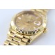 Rolex-DayDate 228238 40mm YG/YG Gold Dial Baguette TWS A2836
