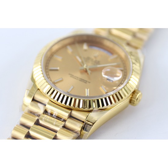 Rolex-DayDate 228238 40mm YG/YG Gold Dial STK TWS A2836