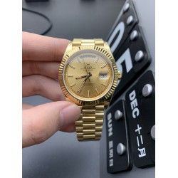Rolex-DayDate 40mm YG/YG Gold/Stk EWF A2836