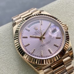 Rolex-DayDate 228235 40mm RG/RG Gold Textured/Stk EWF V4 VR3255