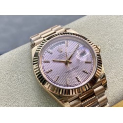 Rolex-DayDate 228235 40mm RG/RG Gold Textured/Stk EWF V4 VR3255