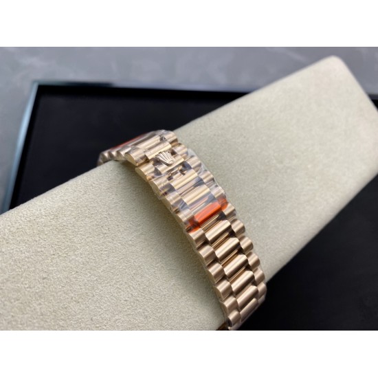 Rolex-DayDate 228235 40mm RG/RG Gold Textured/Stk EWF V4 VR3255