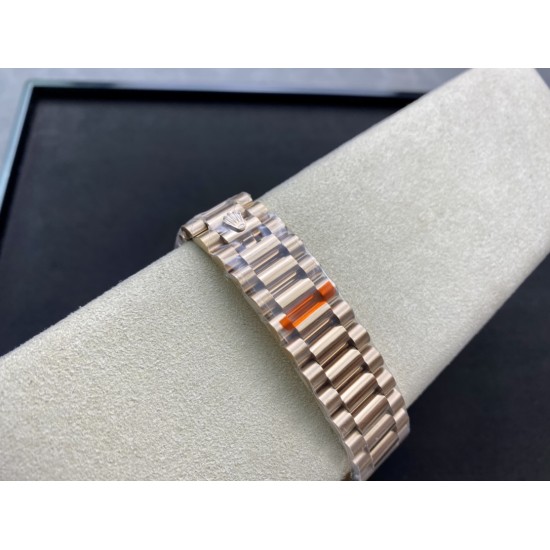 Rolex-DayDate 228235 40mm Pres RG/RG Brown/Dia EWF VR3255