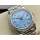 Rolex-DayDate 228349 40mm Pres SS/SS Ice Blue/Dia EWF A3255
