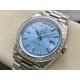 Rolex-DayDate 228349 40mm Pres SS/SS Ice Blue/Dia EWF A3255