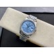 Rolex-DayDate 228349 40mm Pres SS/SS Ice Blue/Dia EWF A3255