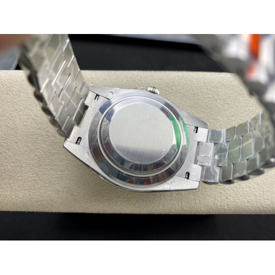 Rolex-DayDate 228349 40mm Pres SS/SS Ice Blue/Dia EWF A3255