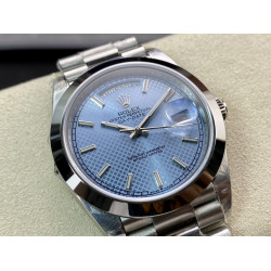 Rolex-DayDate 228236 40mm SS/SS Ice Blue Textured Dial EWF V4 VR3255