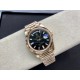 Rolex-DayDate 228235 40mm RG/RG Black/Baguette EWF V4 VR3255