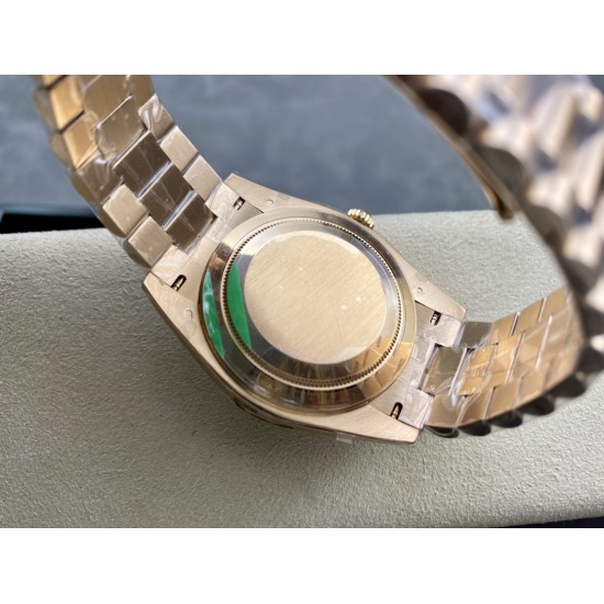 Rolex-DayDate 228235 40mm RG/RG Green/Rmn EWF VR3255