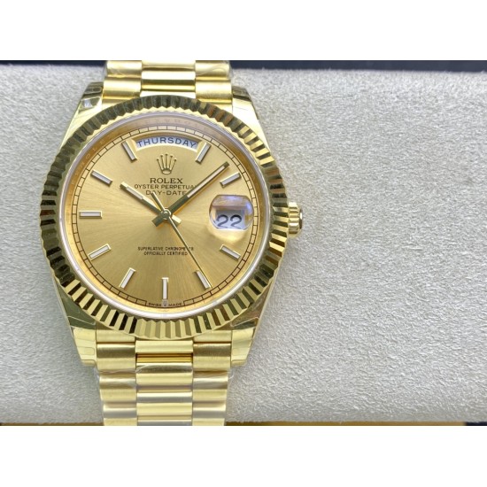 Rolex-DayDate 228238 40mm YG/YG Gold Dial EWF SH3255