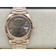 Rolex-DayDate 228235 40mm RG/RG O Brown/Rmn EWF V4 VR3255