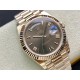 Rolex-DayDate 228235 40mm RG/RG O Brown/Rmn EWF V4 VR3255