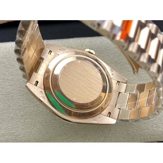 Rolex-DayDate 228235 40mm RG/RG O Brown/Rmn EWF V4 VR3255