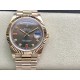 Rolex-DayDate 228235 40mm RG/RG Brown/Dia Diam EWF VR3255