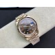 Rolex-DayDate 228235 40mm RG/RG Brown/Dia Diam EWF VR3255