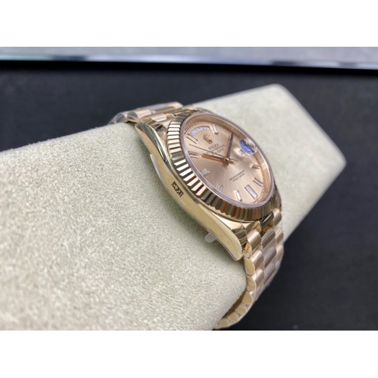 Rolex-DayDate 228235 40mm RG/RG Rose Gold/Dia EWF VR3255