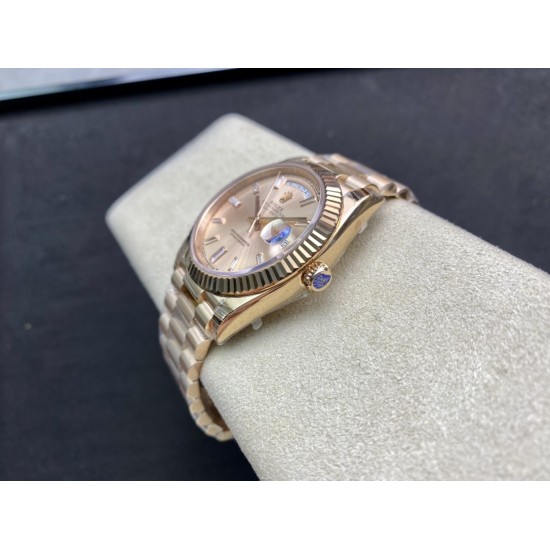 Rolex-DayDate 228235 40mm RG/RG Rose Gold/Dia EWF VR3255
