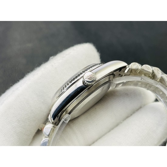 Rolex-Datejust 126334 41mm Jub Flt 904L SS/SS White/Stk VRF VS3235