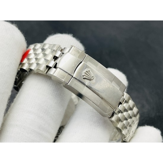 Rolex-Datejust 126334 41mm Jub Flt 904L SS/SS White/Stk VRF VS3235