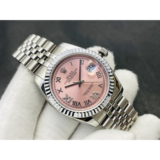 Rolex-Datejust 126334 41mm Jub SS/SS Pink /Rmn VRF A3235