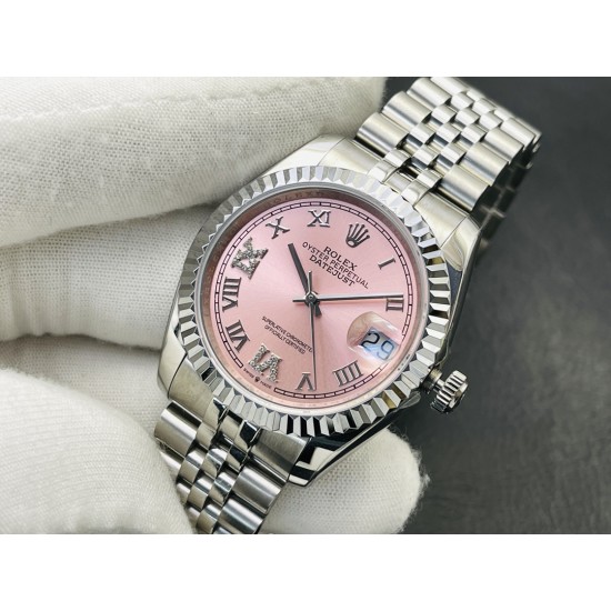 Rolex-Datejust 126334 41mm Jub SS/SS Pink /Rmn VRF A3235
